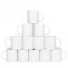 Lot de 12 tasses vierges blanches à personnaliser 48 Mugs 325 ml sublimation en boite individuelle