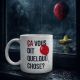 Mug Ça vous dit quelque chose ballon rouge Cadeau drôle et décalé pour fans de films et références cultes
