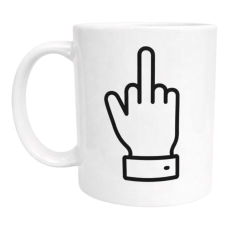 Mug Fuck – Imprimé en France Tasse Humour Trash Café Thé Céramique, Idée Cadeau Originale, Bureau Anniversaire Amis