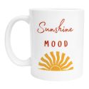 Mug Sunshine Mood – Imprimé en France Tasse Café Thé Céramique Idée Cadeau Originale, Bureau Anniversaire Amis