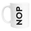 Mug Nop – Imprimé en France Tasse Humour Décalé Café Thé Céramique, Idée Cadeau Originale Second degré Bureau Anniversaire Amis