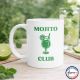 Mug Mojito Club – Imprimé en France Tasse Vibe Estivale Café Thé Céramique, Idée Cadeau Originale Bureau Anniversaire Amis