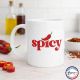 Mug Spicy – Imprimé en France Tasse Flirt Café Thé Céramique, Idée Cadeau Originale Bureau Anniversaire Amis