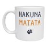 Mug Hakuna Matata – Imprimé en France Tasse Fun et zen Café Thé Céramique, Idée Cadeau Originale Bureau Anniversaire Amis
