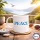 Mug Peace – Imprimé en France Tasse Moments Chill Café Thé Céramique, Idée Cadeau Originale Bureau Anniversaire Amis
