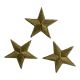 Patch Ecusson Thermocollant 3 x Etoile Coloris Vert Kaki 3 x 3 cm