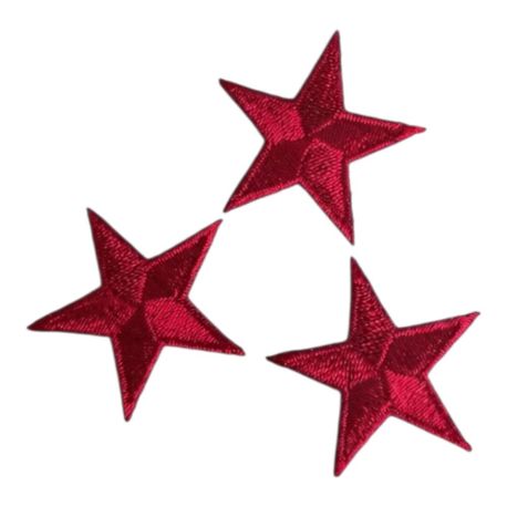 Patch Ecusson Thermocollant 3 x Etoile Coloris Violet 3 x 3 cm Idéal Customisation Vêtements et Accessoires