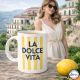Mug La douce vita Cadeau Chic et Inspirant pour Amis, Famille, Collègues, Vacances, Noël et Anniversaire