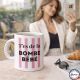 Mug T'es de la bombe bébé Tasse fun originale pour anniversaires Noël Saint-Valentin fêtes mères pères amis collègues
