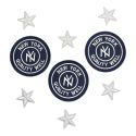 Patch Ecusson Thermocollant New York Marine et Étoiles blanches