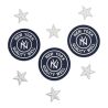 Patch Ecusson Thermocollant New York Marine et Étoiles blanches