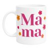Mug Mama Fleurs Seventies – Imprimé en France Tasse Cadeau Maman Amour, Idée Cadeau Fête des Mères, Anniversaire, Noël Céramique