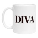 Mug DIVA – Imprimé en France Tasse Cadeau Maman Amour, Idée Cadeau Fête des Mères, Anniversaire, Noël Céramique
