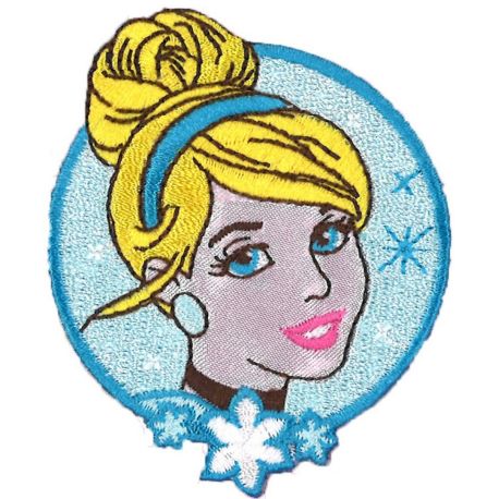 Patch Ecusson Thermocollant Cendrillon 5,50 x 7 cm