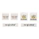 Étiquettes Tissées Fantaisie à Coudre – Lot de 6 Étiquettes Couture Créatives