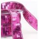 Galon Paillettes Sequins 22 mm Vendu par 2 mètres Coloris Violet ruban décoratif