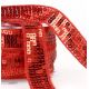 Galon Paillettes Sequins 22 mm Vendu par 2 mètres Coloris Rouge ruban décoratif