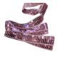 Galon Paillettes Sequins 22 mm Vendu par 2 mètres Coloris Vieux rose ruban décoratif