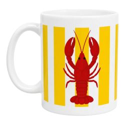 Mug Homard – Imprimé en France Tasse Bord de Mer Café Thé Céramique Idée Cadeau Originale, Bureau Anniversaire Amis