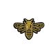 Patch Ecusson Thermocollant Abeille Dorée 3 x 4 cm