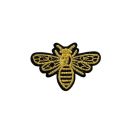 Patch Ecusson Thermocollant Abeille Dorée 3 x 4 cm