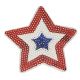 Patch Ecusson Thermocollant Etoile fashion USA 7,50 x 7, 50 cm