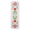 Kit Marque-pages à broder au point de croix compté Fleurs 6 x 20 cm