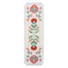 Kit Marque-pages à broder au point de croix compté Fleurs 6 x 20 cm