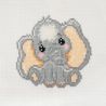 Kit à broder au point de croix compté Eléphant 15 x 15 cm