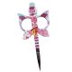 Ciseaux broderie Chat 10 cm coloris rose