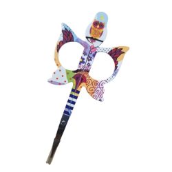 Ciseaux broderie Chouette Hibou 10 cm coloris Orange