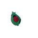 Patch Ecusson Thermocollant Coccinelle sur feuille 4 x 6 cm
