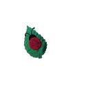 Patch Ecusson Thermocollant Coccinelle sur feuille 4 x 6 cm
